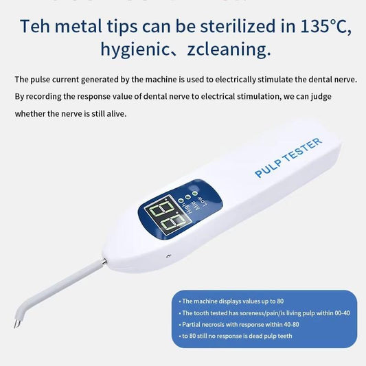 Wireless Dental Pulp Vitality Tester Professional Endodontic Tool for Pulp Treatment Nerve Vitality Diagnosis