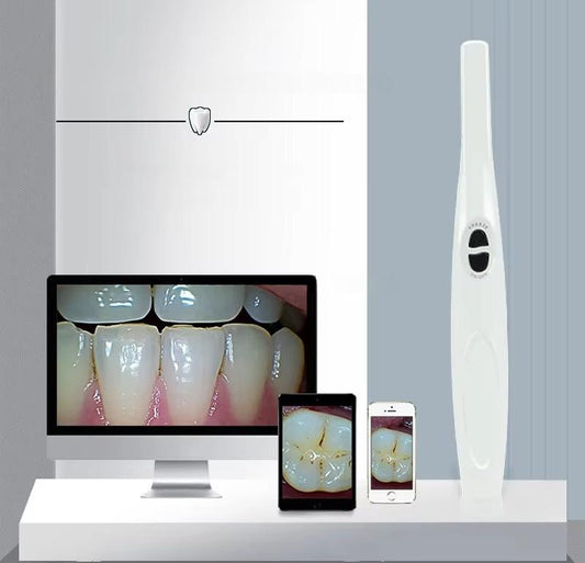 1080P Wireless Dental Endoscope Oral Camera with WiFi 5G Connectivity HD Scanner Made of Durable Plastic