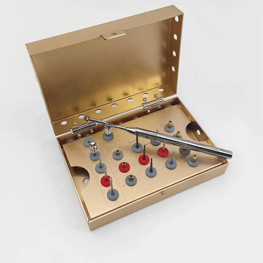 New Arrival Dental Implant Surgical Screw Removal Kit Stainless Steel Dental Implants Conical Drills Bur Kit With Stopper Screw