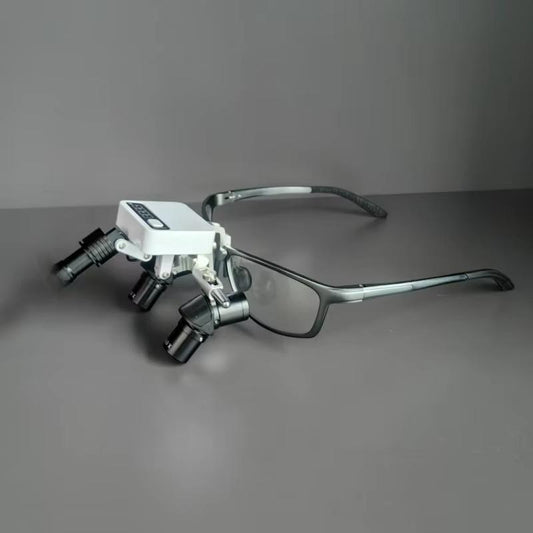 Wireless Brightness Dental Headlamp With Dental Eye Loupe Magnifier Glasses Loupes Light for Medical Surgical