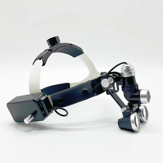Adjustable Brightness Custom Head Mounted Dental Examination LED Magnifying Mirror Headlamp
