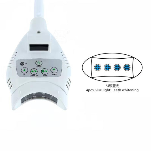 40W LED Clip-on Portable Teeth Whitening Machine Locking Screw Type Bleaching Accelerator Dental Whitening Device for Oral Care