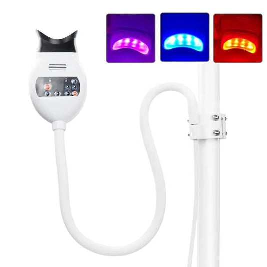 Dental Teeth Whitening Light Machine Silicone Teeth Whitening Lamp Household Silicone Mouth 3 Color Blue / Red / Purple
