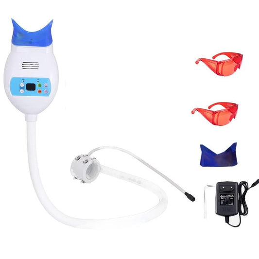 Portable Professional Teeth Whitening Lamp Blue Light Clip-On Device for Bleaching Oral Care Dental Plastic Tool