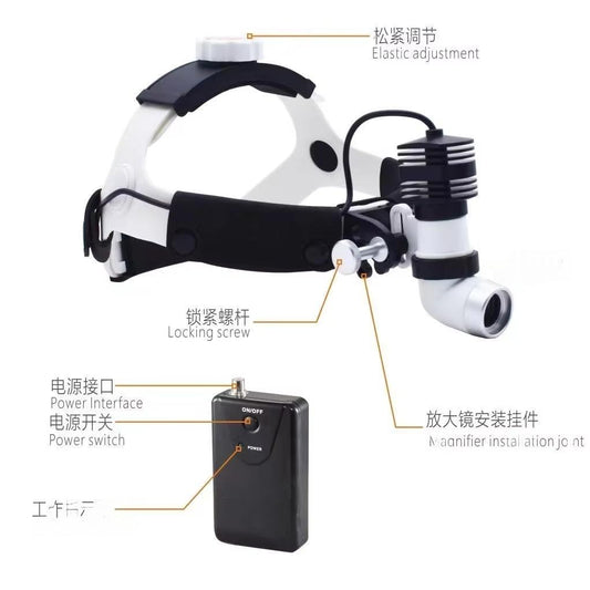 High Brightness LED Dental Oral Microsurgery Spinal Neurosurgery Vascular Suture Surgery Medical Headlight