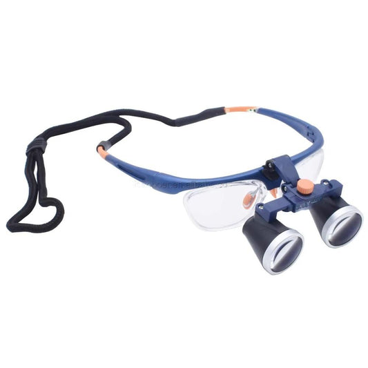 Eyeglass Type Easy to Wear 2.5X 3.5X Binocular Dental Loupes Headband Type Medical Magnifying  Glasses