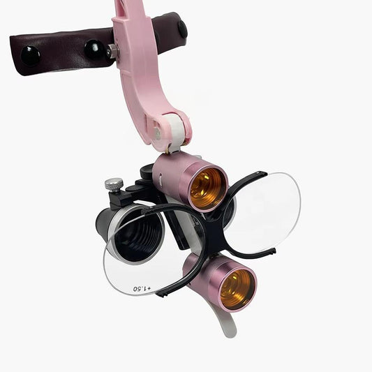 New! Dental 5W Headlight Loupes LED Magnify Glasses 2.5x/3.5X Loupes Wireless Surgical Dental Lab Loupes Equipment