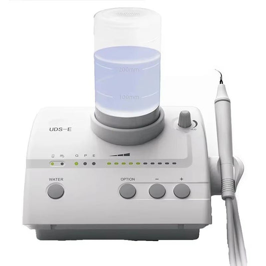 High Quality UDS-E LED Light Oral Cleaner Ultrasonic Scaler with Water Supply Bottle Tartar Remover Handpiece Made of Plastic