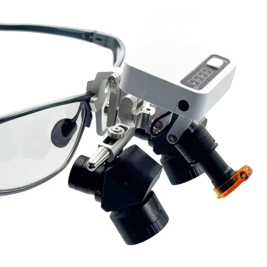 Dental Surgical Ergo Loupes 5X Magnification Optical Lens Adjustable Working Distance Magnifying Glass