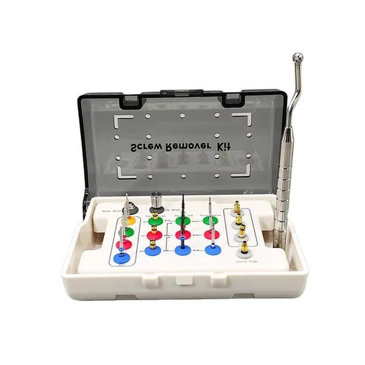 Hot Selling 13Pcs Color Dental Implant Torque Wrench Surgical Instrument Equip Dental Implant Broken Screw Remover Kit