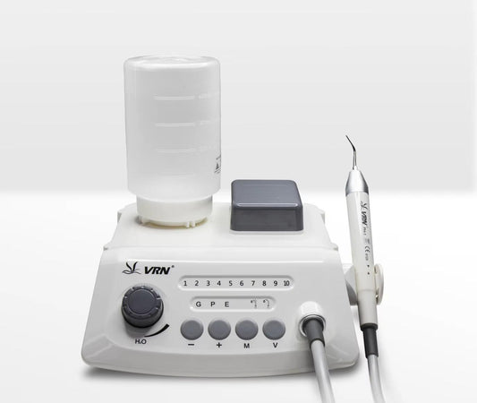 VRN A8 Dental Ultrasonic Dental Cleaner Fully Automatic Water Supply Wireless Pedal With LED Detachable Handpiece