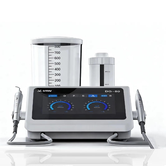 VRN DQ80 Tablets Dental Ultrasonic Ultrasound Scaler 2 in 1 Functionality Piezo Dental Ultrasonic Scaler  air Polisher