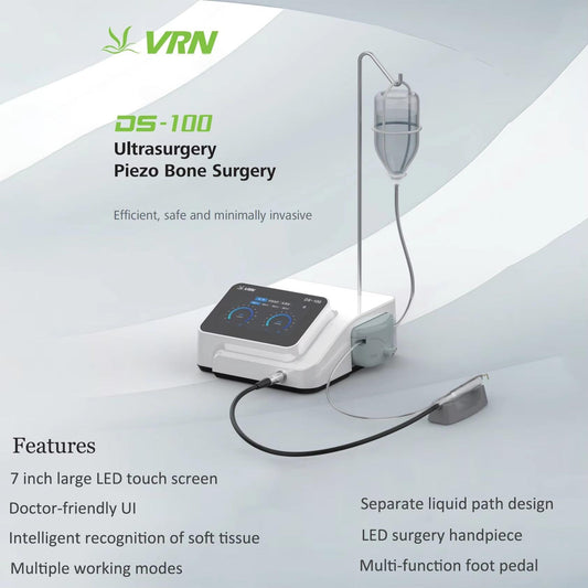 Dental Ultrasonic Piezo Bone Surgery Machine with 7-inch Large Screen LED Handle Surgical Bone Cutter for Hospitals Clinics