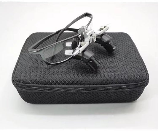 Dental Binocular Ergo Loupe 4.0X Ultra Light Angled Optical Loupe
