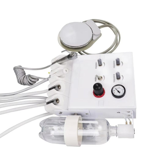 3 Way Syringe Foot Pedal Work With Portable Dental Turbine Unit Air Compressor Dental Equipment