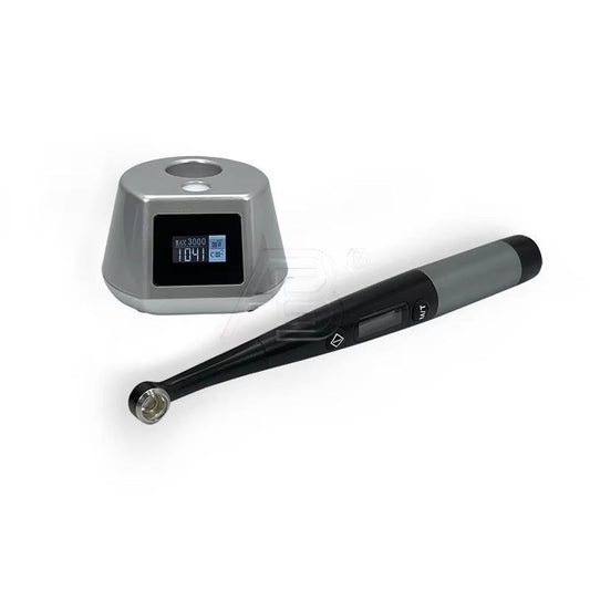 Dental Curing Light Lamp 1s 3000 Mw/cm2 Cure Lamp 7 Modes Wireless Cordless Adjustable Metering Blue Cold Light Photopolymerizer