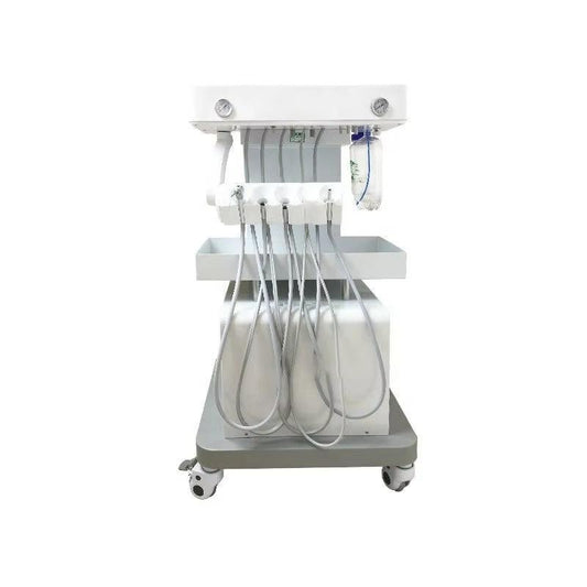 Portable Mobile Dental Unit Cart Dental Turbine Unit With Air Compressor Available