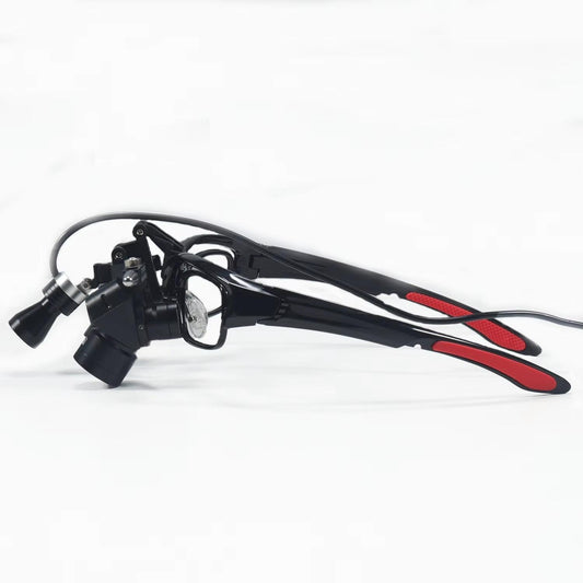 High Quality 5X Portable Medical Binocular Magnifiers Electric Power Source for Oral Therapy & Myopia Glasses Wearers