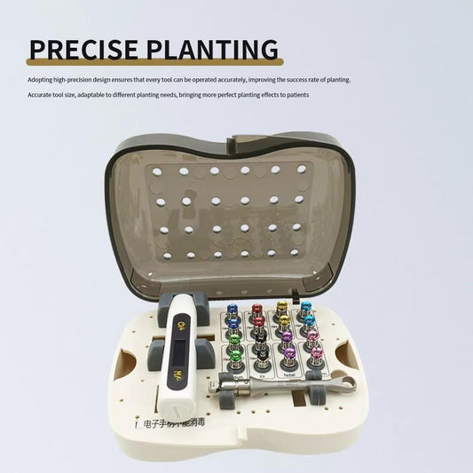 Dental Implant Screwdriver Torque Screw Driver Wrench Colorful Electronic Torque Universal Tools Kit Box Dentistry Equipment