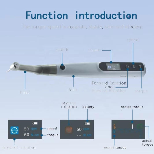 OEM Automatic Wireless Digital Dental Implant Electric Torque Wrench With Memory Dental Surgery Equipment