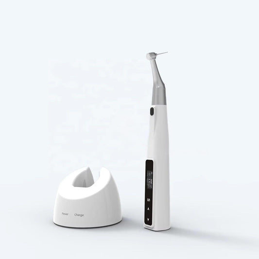 VRN DM-1 2in1 Dental Endo Motor Built in Apex Locator Wireless Cordless Handpiece 16:1 Contra Angle Canal Preparation Root