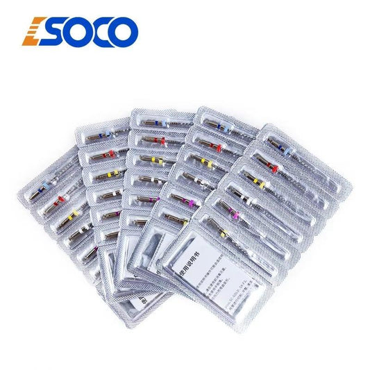 Soco Plus Heat Activated NiTi Machine Files for Dental Materials 21mm or 25mm