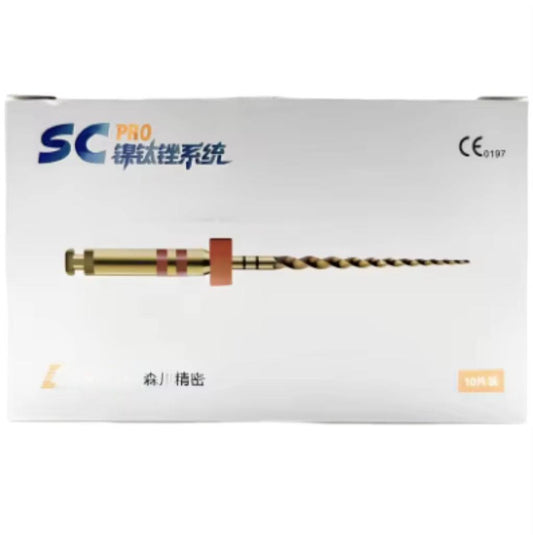 SOCO-PRO 6Pcs/Box Heat-Treated Nickel Titanium Root Canal Instruments Superior Rotary Files Endodontics Super Cutting Force