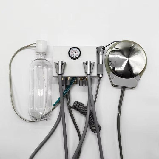 High Quality Portable Air Dental Turbine Unit 2 Holes With Compressor