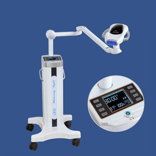 New Design Blue Light Teeth Whitening Machine with LCD Screen 12 LED Bulbs Bleaching Device Constant Temperature System