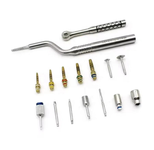 Dental Implant Set Dental Bone Expander and Chisel Kit Sinus Lift With Saw Disks Bone Compression Kit Implant Surgical