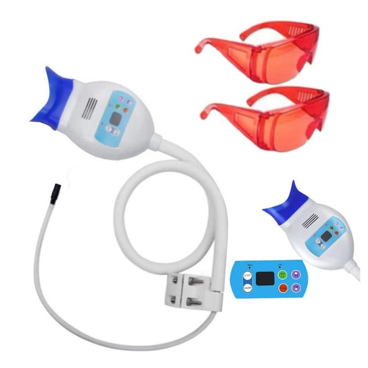 Dental Teeth Whitening Light Machine Silicone Teeth Whitening Lamp Household Silicone Mouth Monochrome Blue