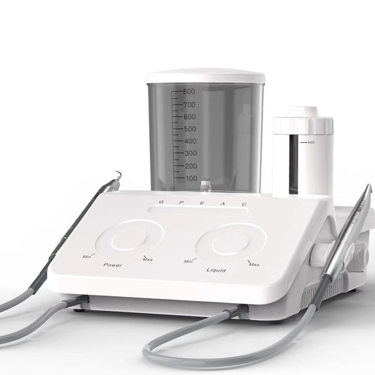 AL-VRNA40 Electric Portable Dental Ultrasonic Periodontal Therapy System 2-in-1 Ultrasonic Scaling Air Polishing Device Dental