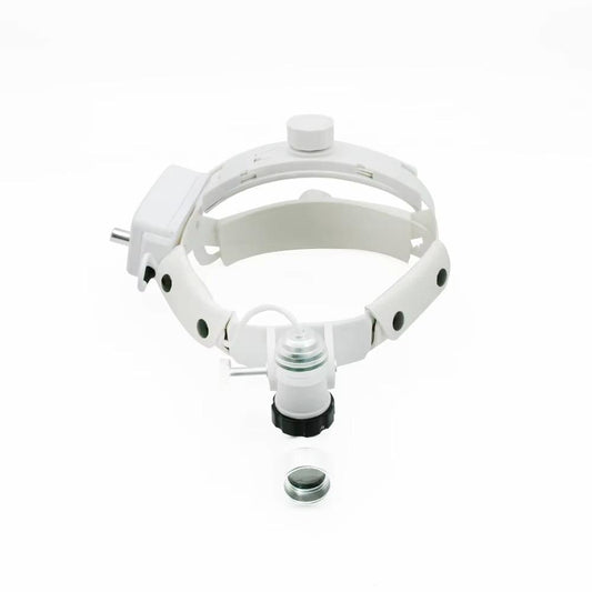 Dental Binocular Magnifier White 5W LED Headlight Light Brightness Point Adjustable Dental Laboratory Headlight