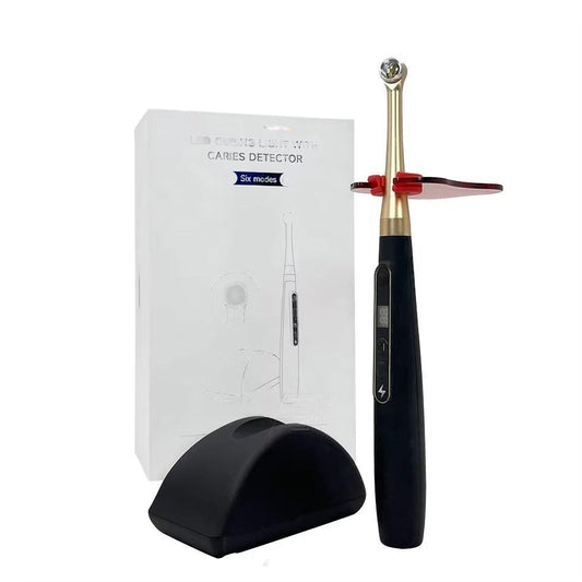 Wireless Dental Curing Light With Caries Detector 1 Second 6 Modes Dentisty LED Cure Lamp 385-515nm