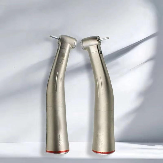 Ring Increasing Low Speed Contra Angle Dental Handpiece Stainless Body Optical Light Micromotor Electric Hand Piece X95L 1:5