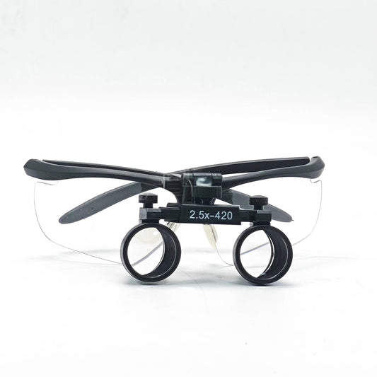 2.5x 3.5x Dental Magnifier with LED Light Electric Powered Oral Examination Loupes Surgical Dental Equipments