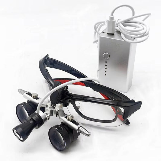 Dental Binocular Magnifier 2.5X 3.5X Ultra Lightweight Optical Magnifier Ergo Dental Surgery Tools Magnifier