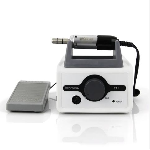 Strong 211 108E Handle Dental Electric Micro Motor Full Set Dental Laboratory Grinding and Polishing