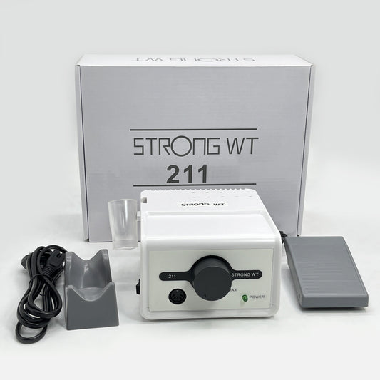 Strong 211 108E Handle Dental Electric Micro Motor Full Set Dental Laboratory Grinding and Polishing