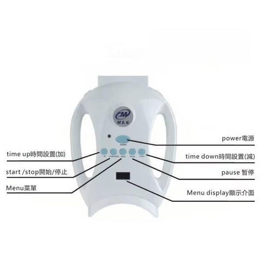 Clamp-On Cold Light Dental Whitening Lamp with 7 Bulbs High Wavelength Bleaching Accelerator for Dental Chairs Oral Care Kit