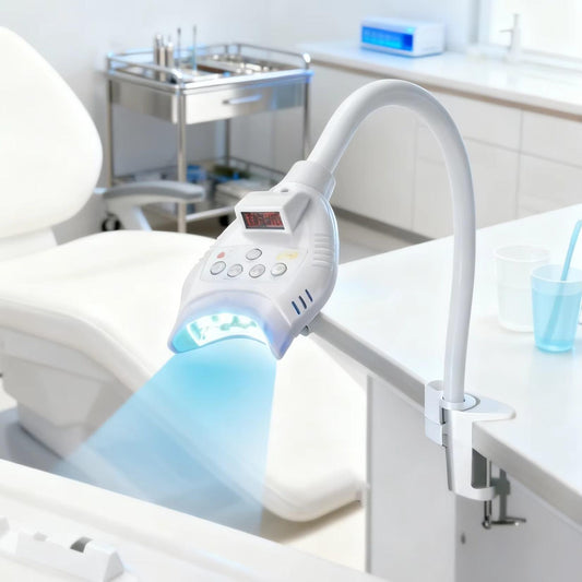 40W LED Clip-on Portable Teeth Whitening Machine Locking Screw Type Bleaching Accelerator Dental Whitening Device for Oral Care