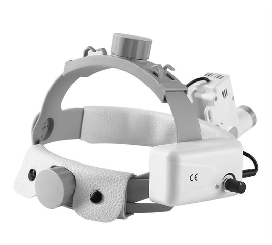 Medical Magnification 5W Focusing Headlight With Binocular Loupe Magnifier 2.5X 3.5X Dental Lab