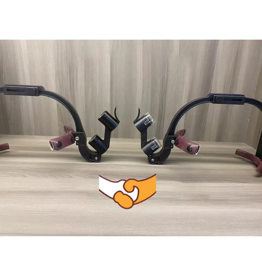 High Adjustable Quality Head Mounted Magnifying Glass 2.5X/3.5X Dental LED Headlight Oral Examination