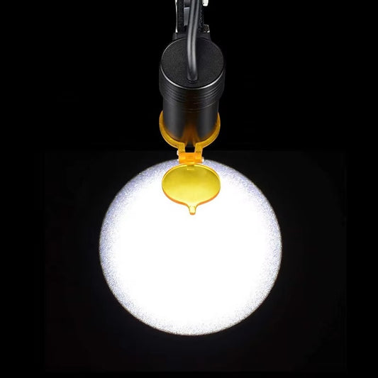 Dental Head-mounted 3.5x Medical Magnifying Glass Plus Surgical LED Spotlight Set With Filter and Adjustable Circular Spot
