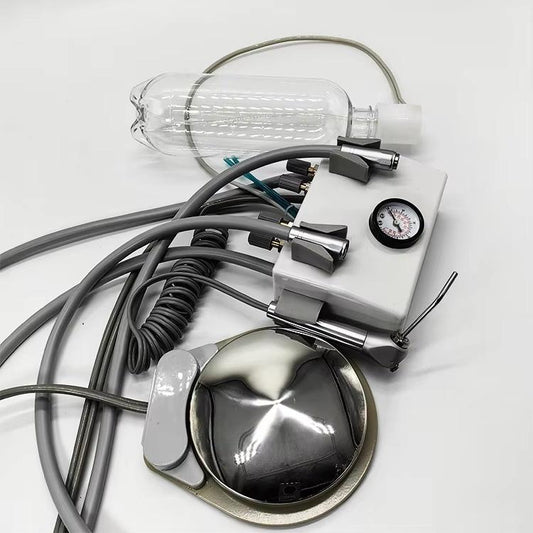 High Quality Portable Air Dental Turbine Unit 2 Holes With Compressor