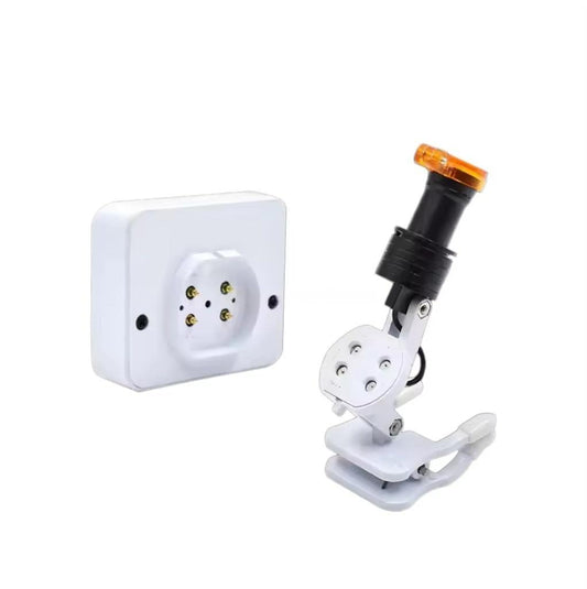 New Dental 5W Wireless LED Headlight with Rechargeable Two Batteries Adjustable Light