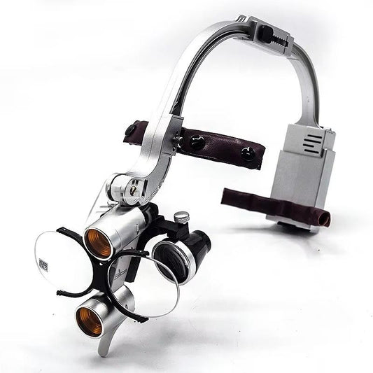 Colorful 2.5X 3.5X Dental LED Headlamp Medical Loupe Magnification Binocular Loupes 5W Surgical Headlight Lab Equipment