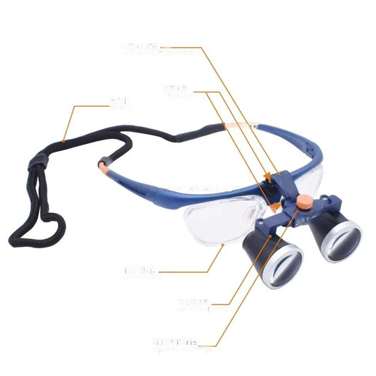 2.5X/3.5X Surgical Magnifying Glass Frame Dentist Tools Surgery ENT Medical Magnifier Binocular Magnifier