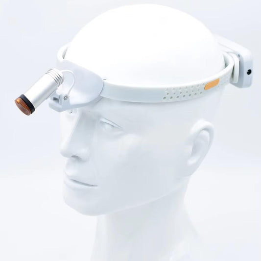 3W LED Ultra Light Portable Headlamp White/Yellow Light Wireless Medical Light Dental Instruments