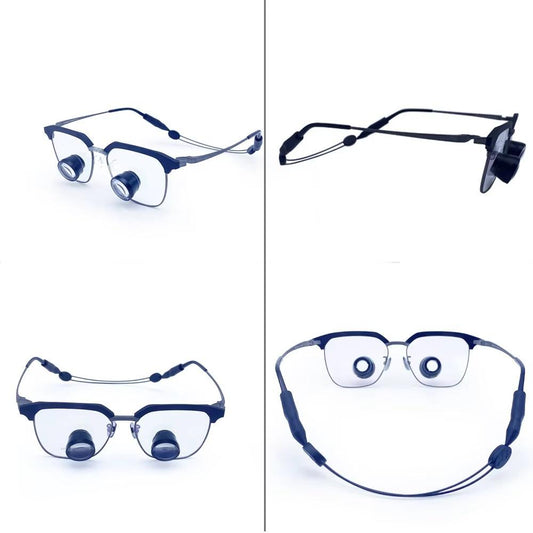 Dental Loupe 2.5x Magnifier Glass TTL Ultra-light Loupe Binocular Loupe for Dental, ENT Use
